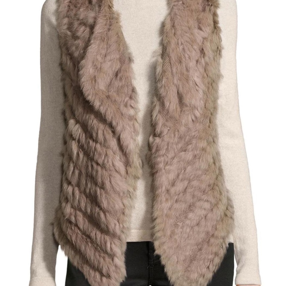 FAUX RABBIT FUR Vest